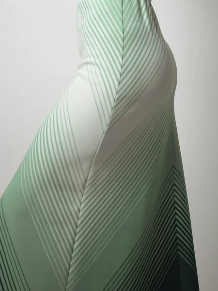 70's Ombre Chevron Skirt