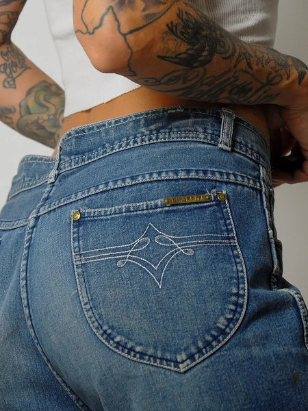 1970's Slouchy Faded Jeans 34x32