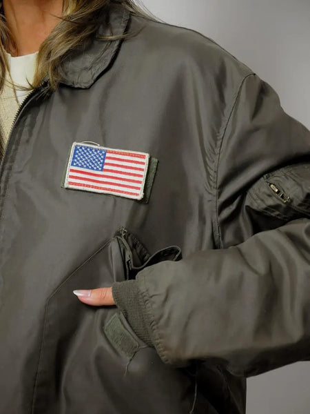 1980's Military Flight Bomber Jacket