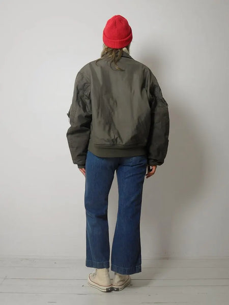 1980's Military Flight Bomber Jacket