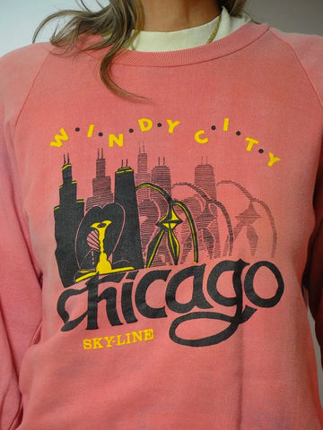 1980's Chicago Skyline Sweatshirt
