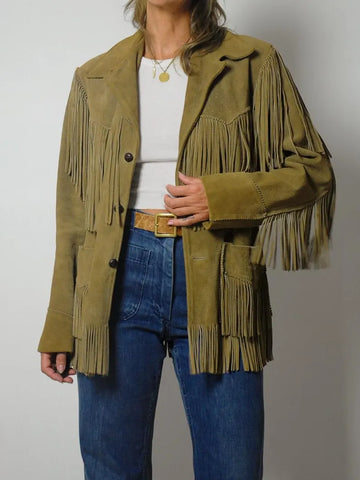 1960's Suede Fringe Jacket