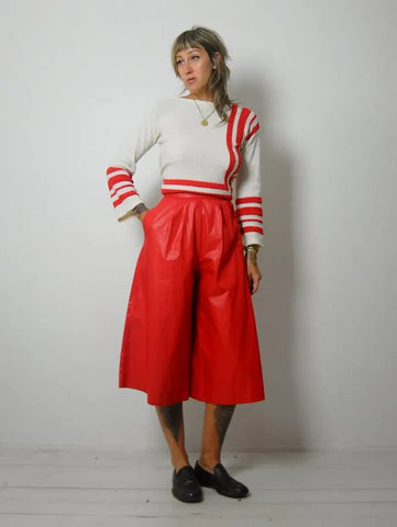 1970's Wide Leg Gaucho Pants
