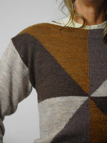 1980's Colorblock Sweater