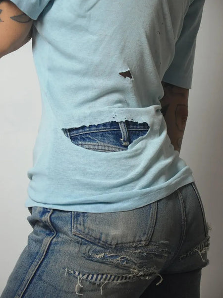 70's Tissue Thin Distressed Tee