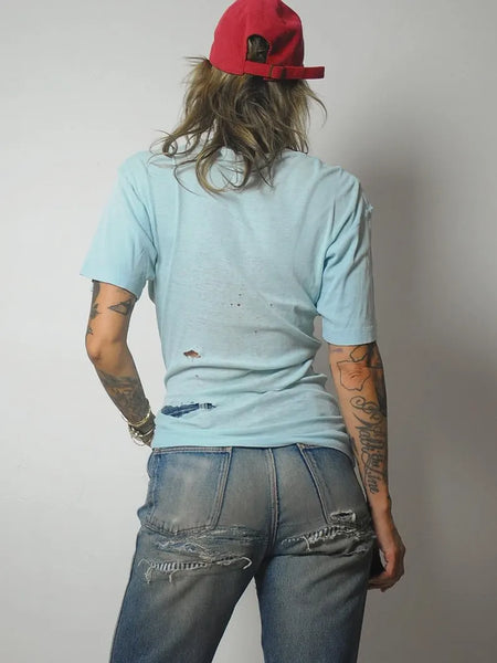 70's Tissue Thin Distressed Tee