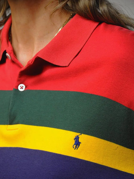 90's Ralph Lauren Stripe Polo Shirt