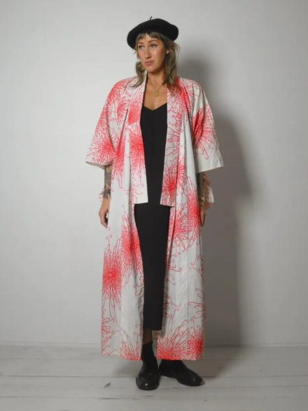 1950's Spider Mum Cotton Kimono