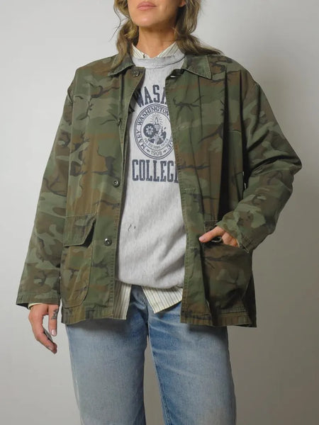 1970's Soft Cotton Camo Jacket