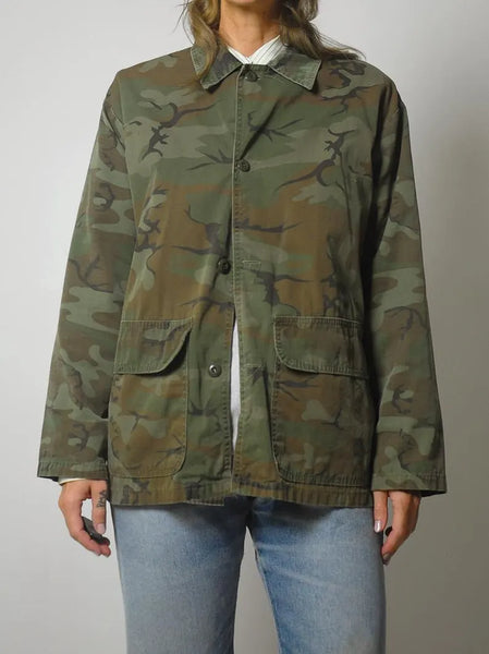 1970's Soft Cotton Camo Jacket