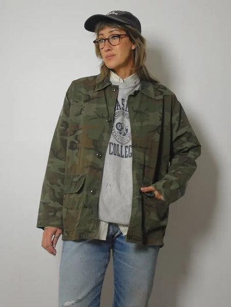 1970's Soft Cotton Camo Jacket