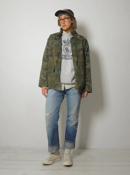 1970's Soft Cotton Camo Jacket