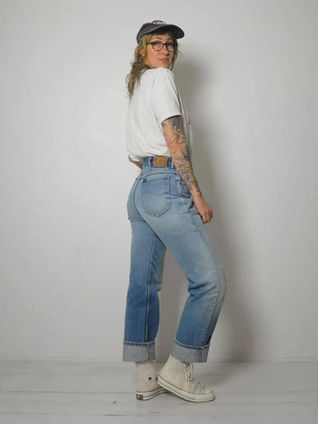 1980's Perfectly Faded Lee Jeans 33x31