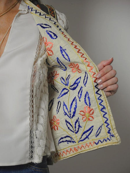 1960's Hungarian Embroidered Vest