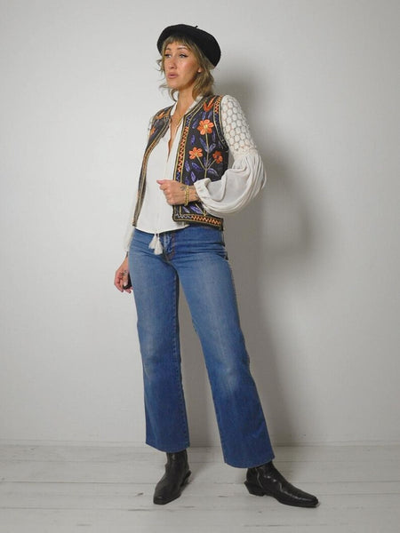 1960's Hungarian Embroidered Vest
