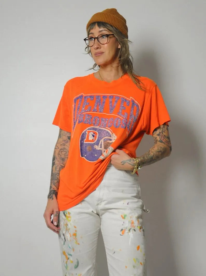 80's Champion Faded Broncos Tee