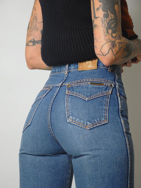 1970's High Waist Jeans 27x30