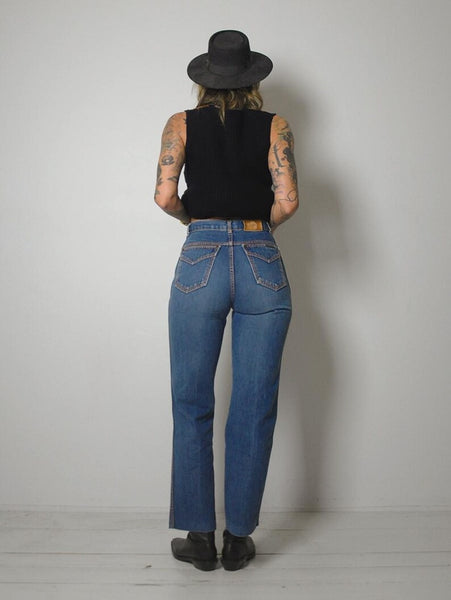 1970's High Waist Jeans 27x30