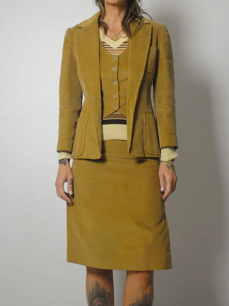 1970's Corduroy 3 Piece Suit
