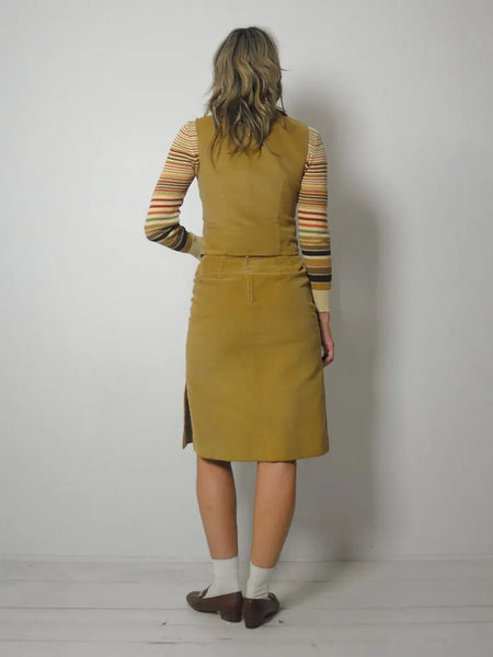 1970's Corduroy 3 Piece Suit