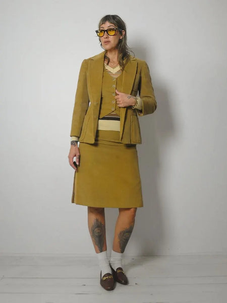 1970's Corduroy 3 Piece Suit