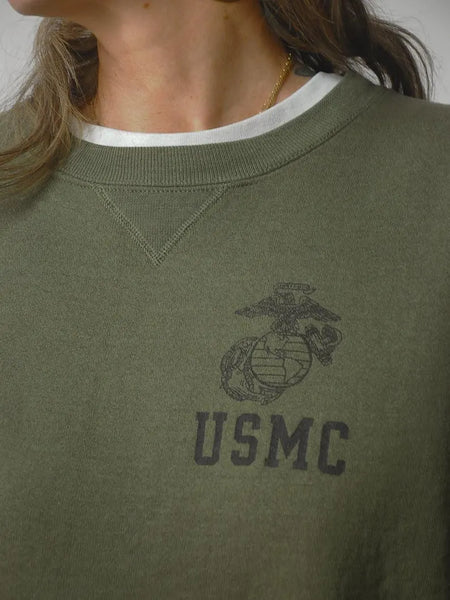 1980's USMC OD Crewneck