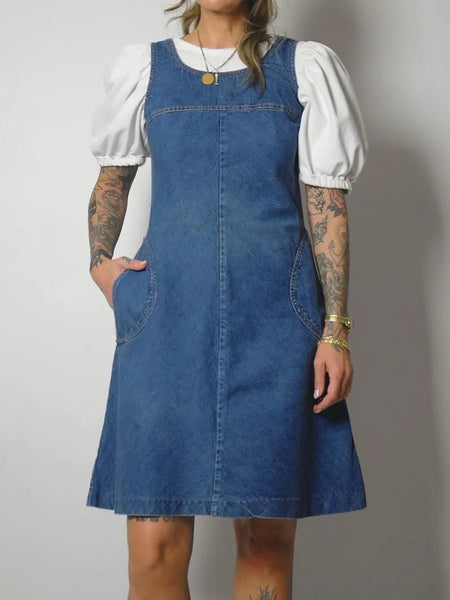 1970's Petite Denim Dress