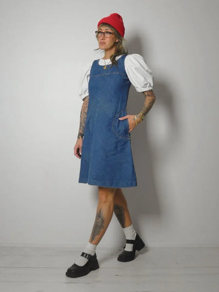 1970's Petite Denim Dress