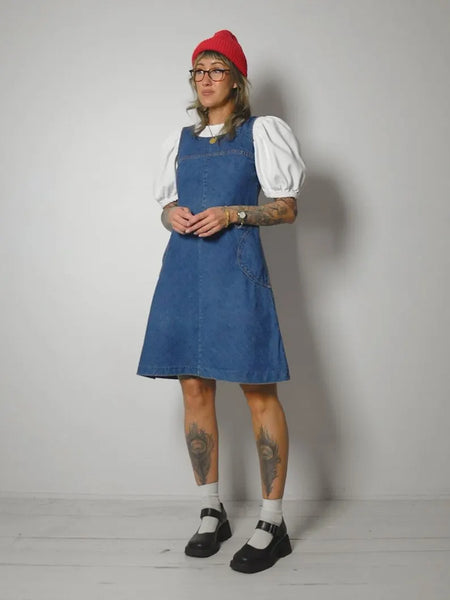 1970's Petite Denim Dress