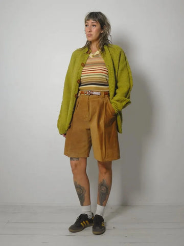 1980's Sienna Suede Shorts
