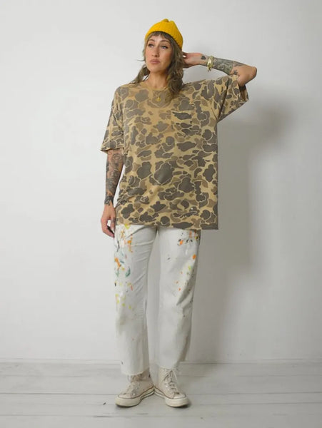 1980's Thin Faded Camo Tee