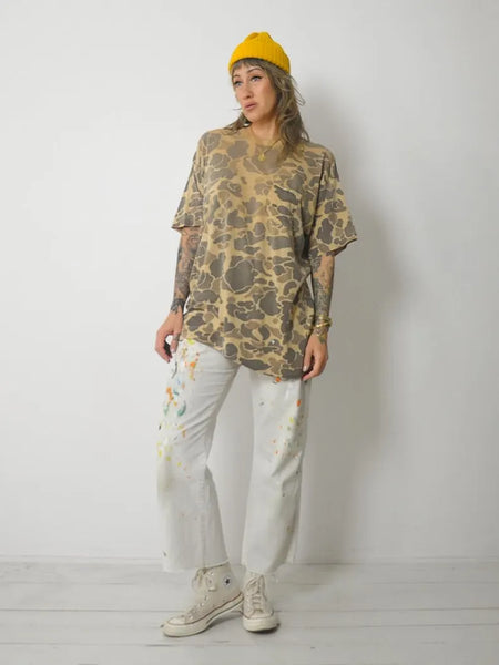 1980's Thin Faded Camo Tee