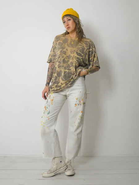 1980's Thin Faded Camo Tee