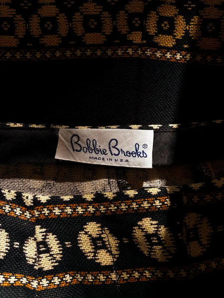 1970's Tapestry Flared Pants