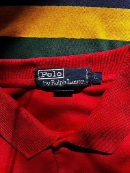 90's Ralph Lauren Stripe Polo Shirt