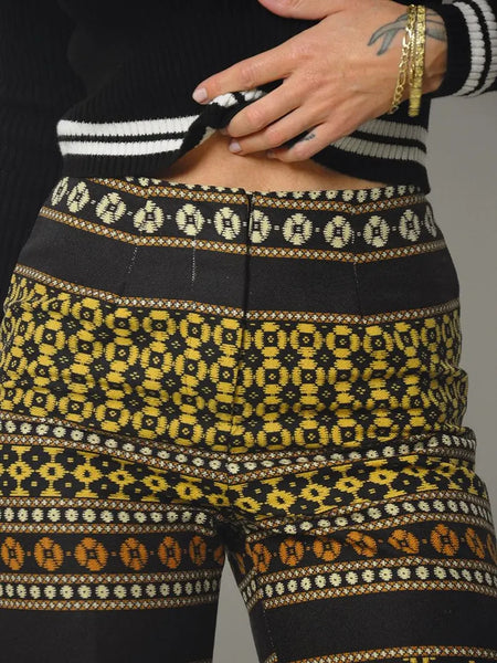 1970's Tapestry Flared Pants