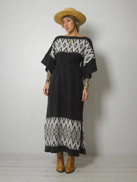 1970's Piper Embroidered Dress