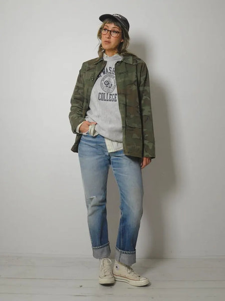 1970's Soft Cotton Camo Jacket