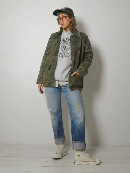 1970's Soft Cotton Camo Jacket