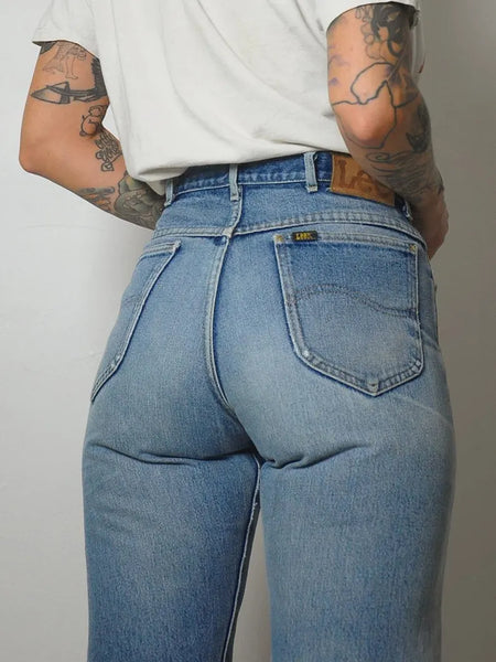 1980's Perfectly Faded Lee Jeans 33x31