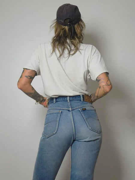 1980's Perfectly Faded Lee Jeans 33x31
