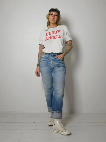 1980's Perfectly Faded Lee Jeans 33x31