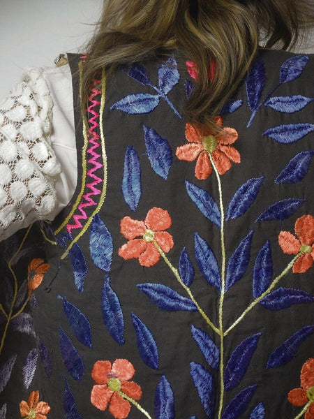 1960's Hungarian Embroidered Vest