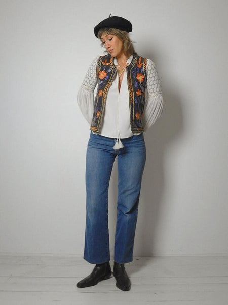 1960's Hungarian Embroidered Vest