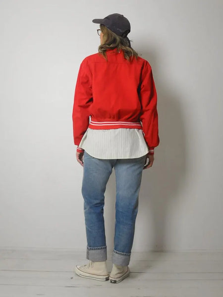 1950's Red Campus Varsity Jacket
