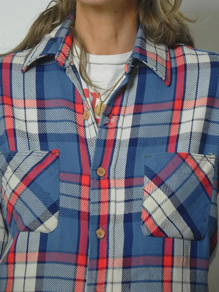 1980's Big Mac Plaid Flannel