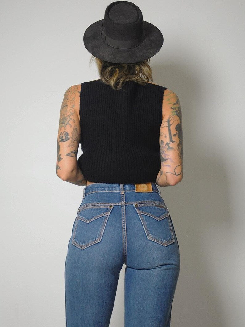 1970's High Waist Jeans 27x30