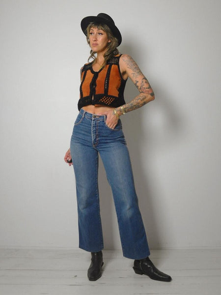 1970's High Waist Jeans 27x30