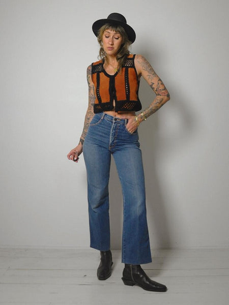1970's High Waist Jeans 27x30