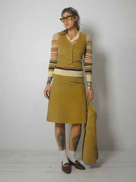 1970's Corduroy 3 Piece Suit